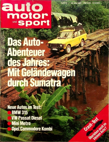 Deckblatt Auto Motor und Sport (10/1981)